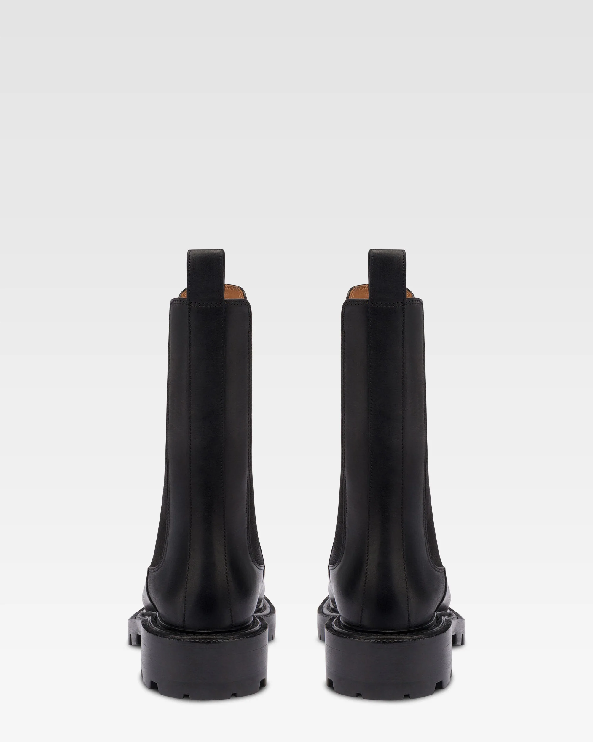 Ankle boots in black calf leather 4 Ankle boots in black calf leather