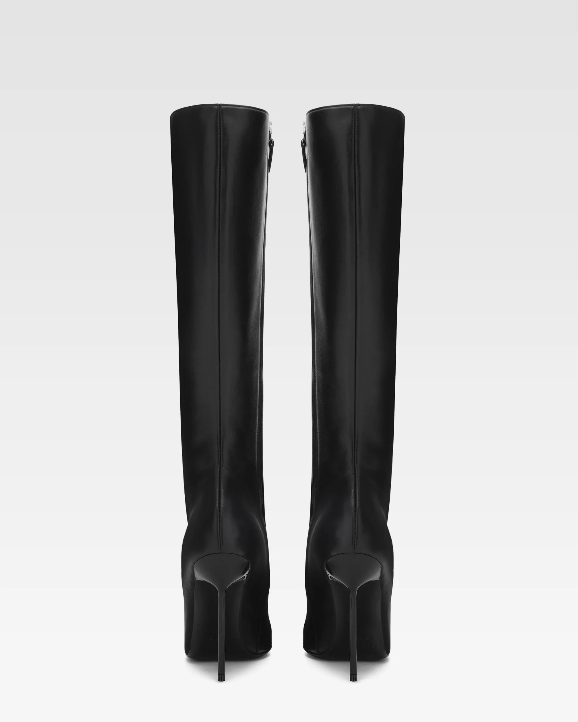 Black nappa leather boots 4 Black nappa leather boots