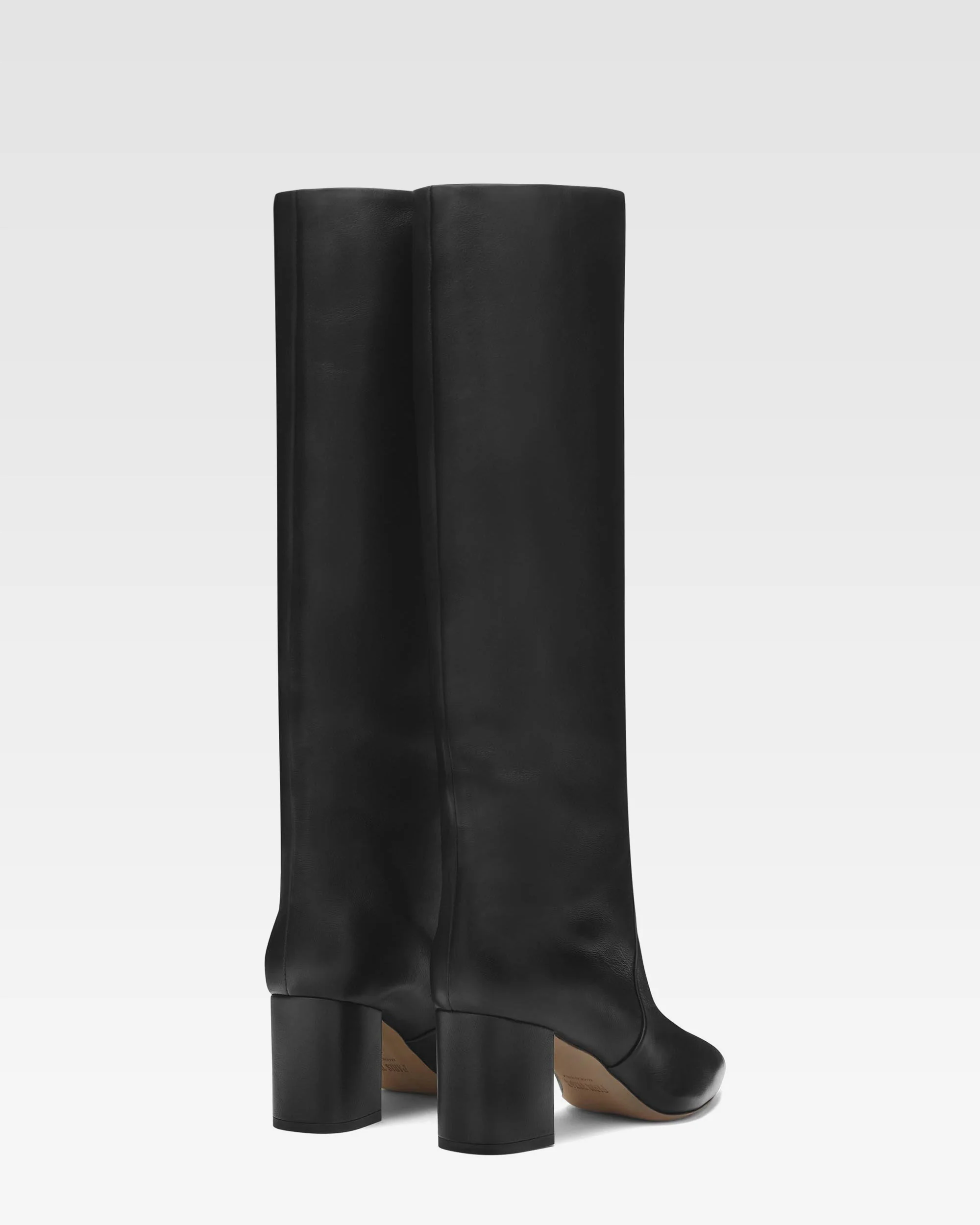 Black nappa leather heel 70 boots 3 Black nappa leather heel 70 boots
