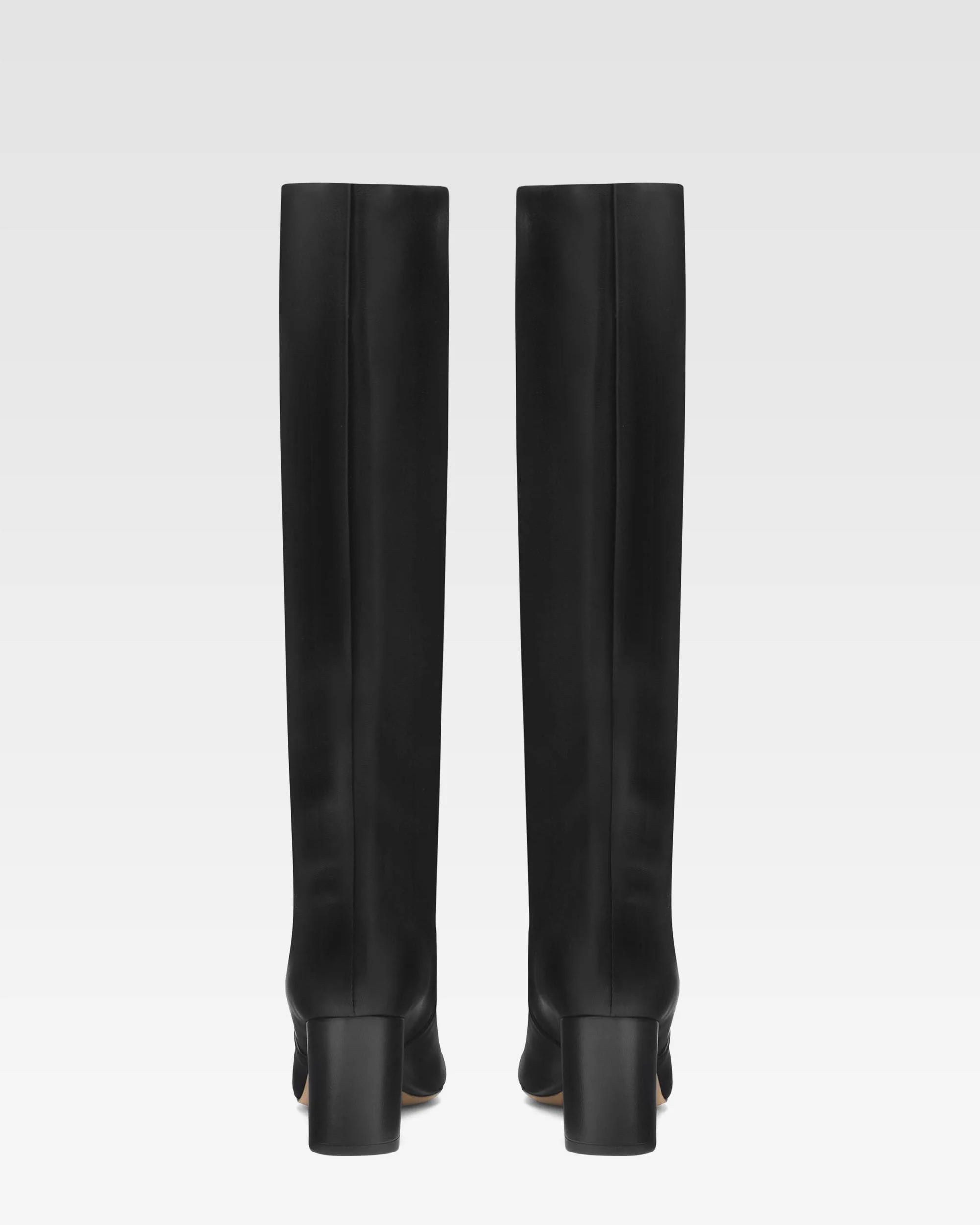 Black nappa leather heel 70 boots 4 Black nappa leather heel 70 boots