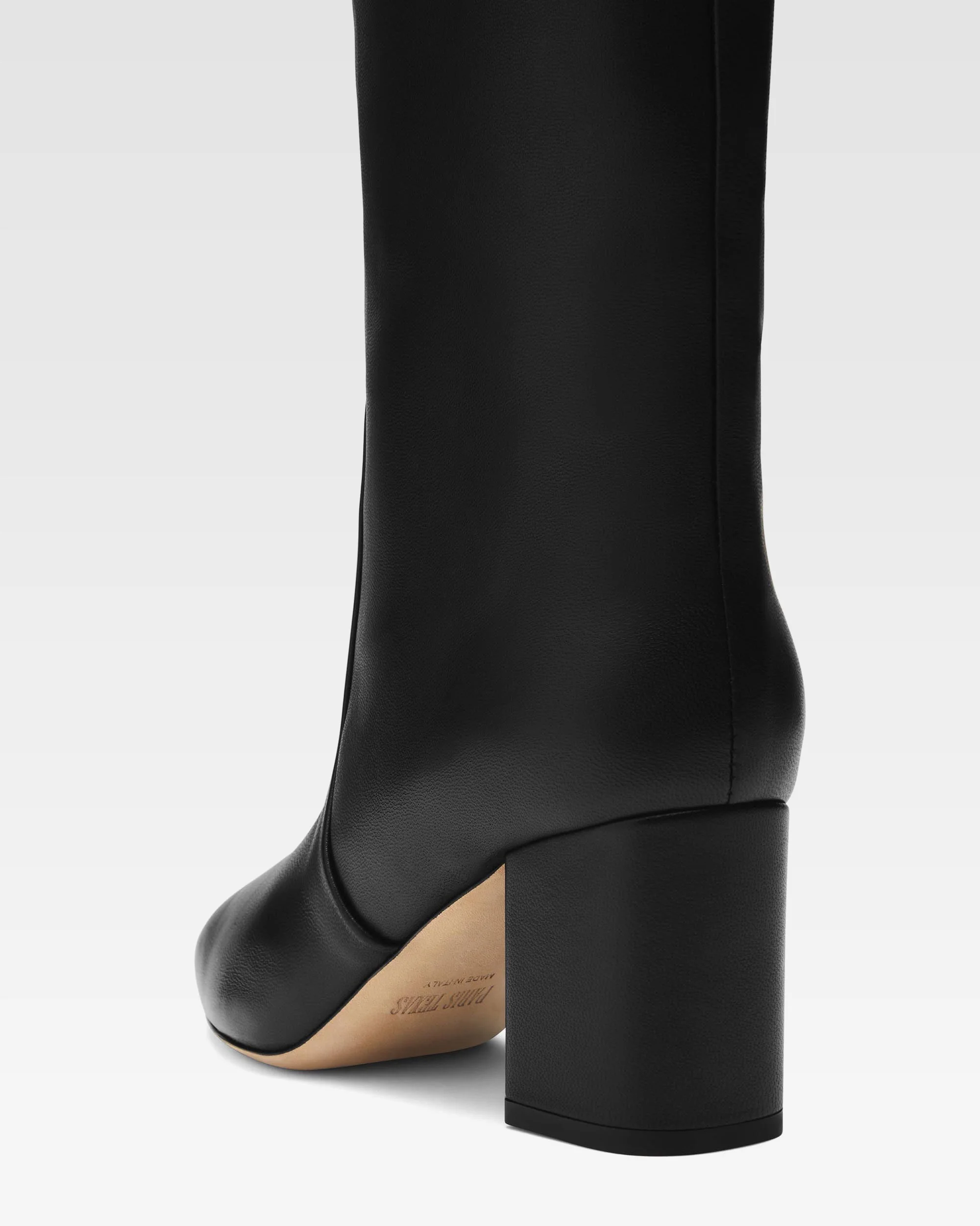Black nappa leather heel 70 boots 5 Black nappa leather heel 70 boots