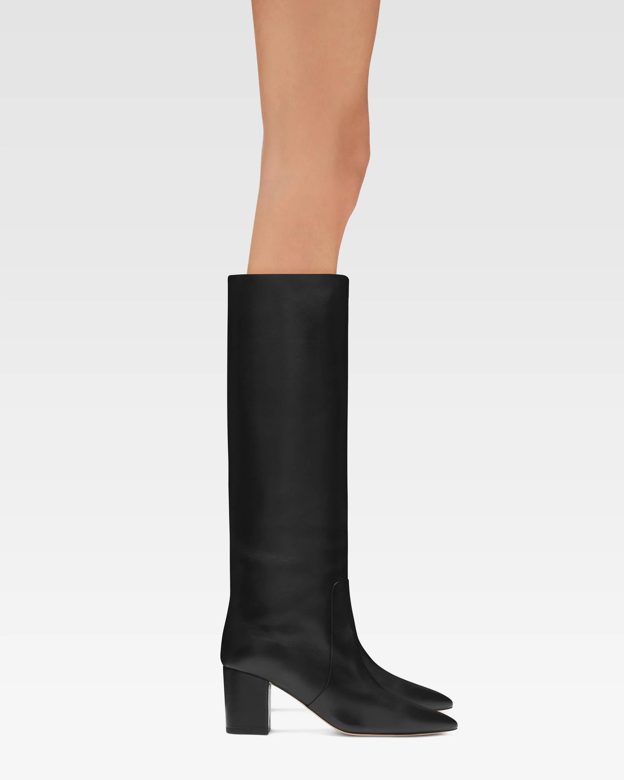 Black nappa leather heel 70 boots 6 Black nappa leather heel 70 boots