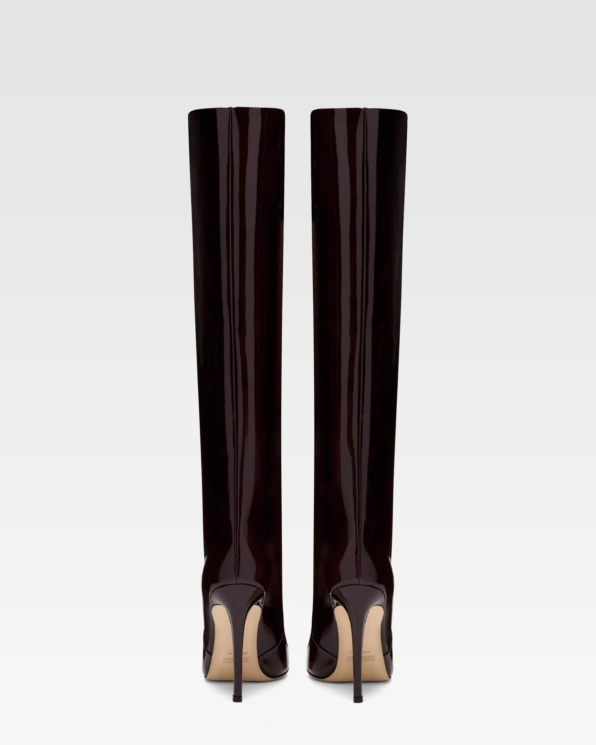Boots in bordeaux patent 4 Boots in bordeaux patent