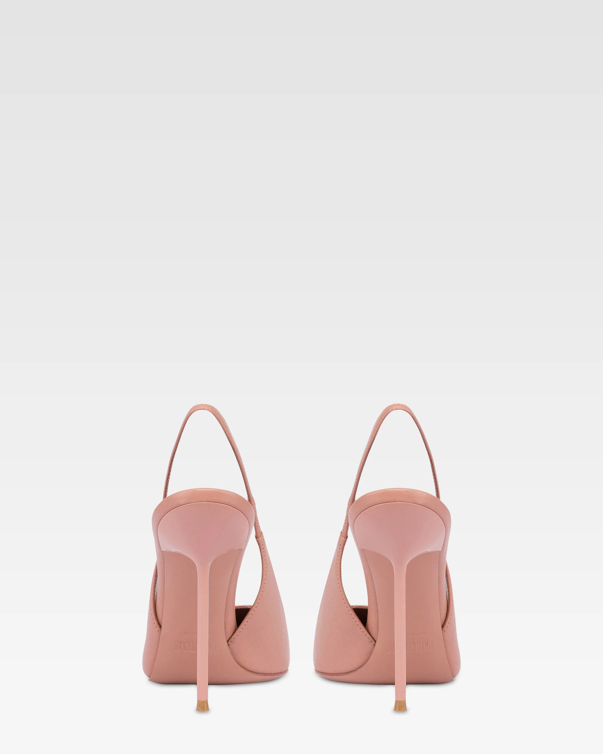 Sharp, pointed slingbacks in smooth romance leather 4 Sharp, pointed slingbacks in smooth romance leather