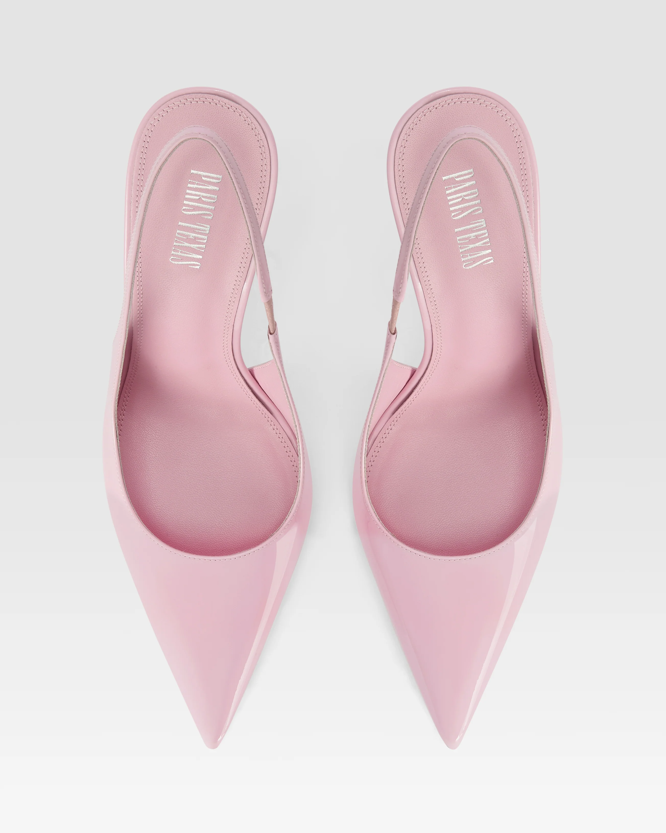 Slingbacks in petal pink patent leather 5 Slingbacks in petal pink patent leather
