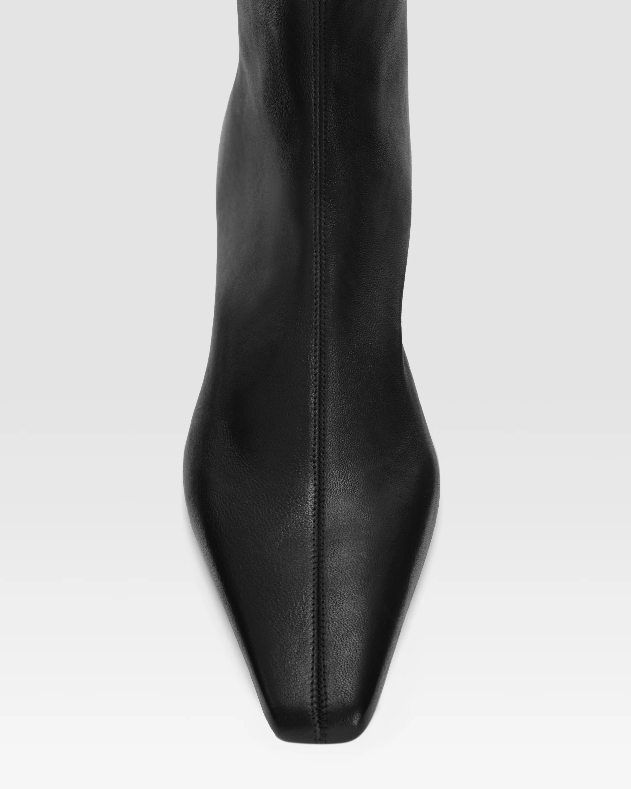 Ankle boots in black stretch leather 5 Ankle boots in black stretch leather