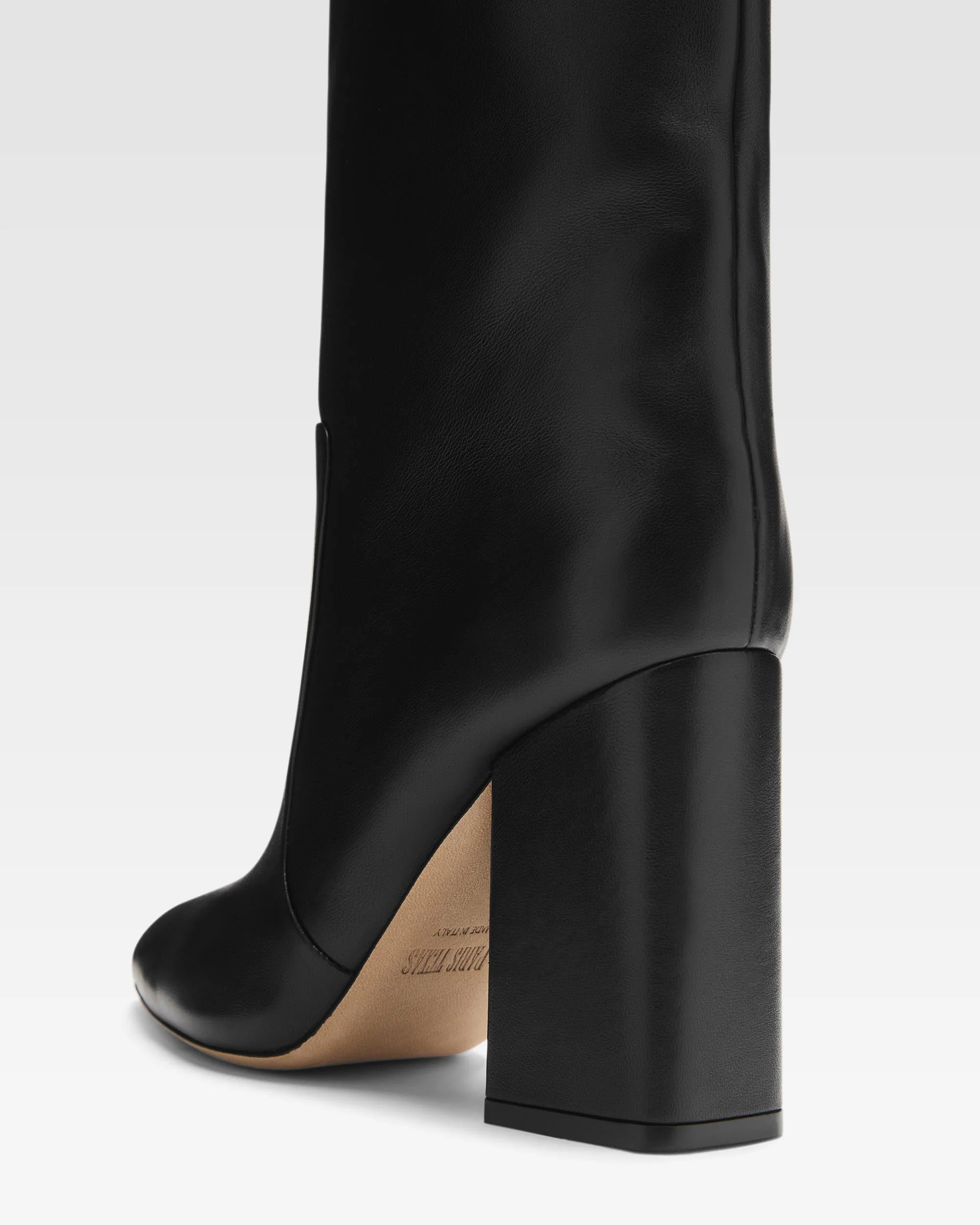 Black nappa leather boots 5 Black nappa leather boots