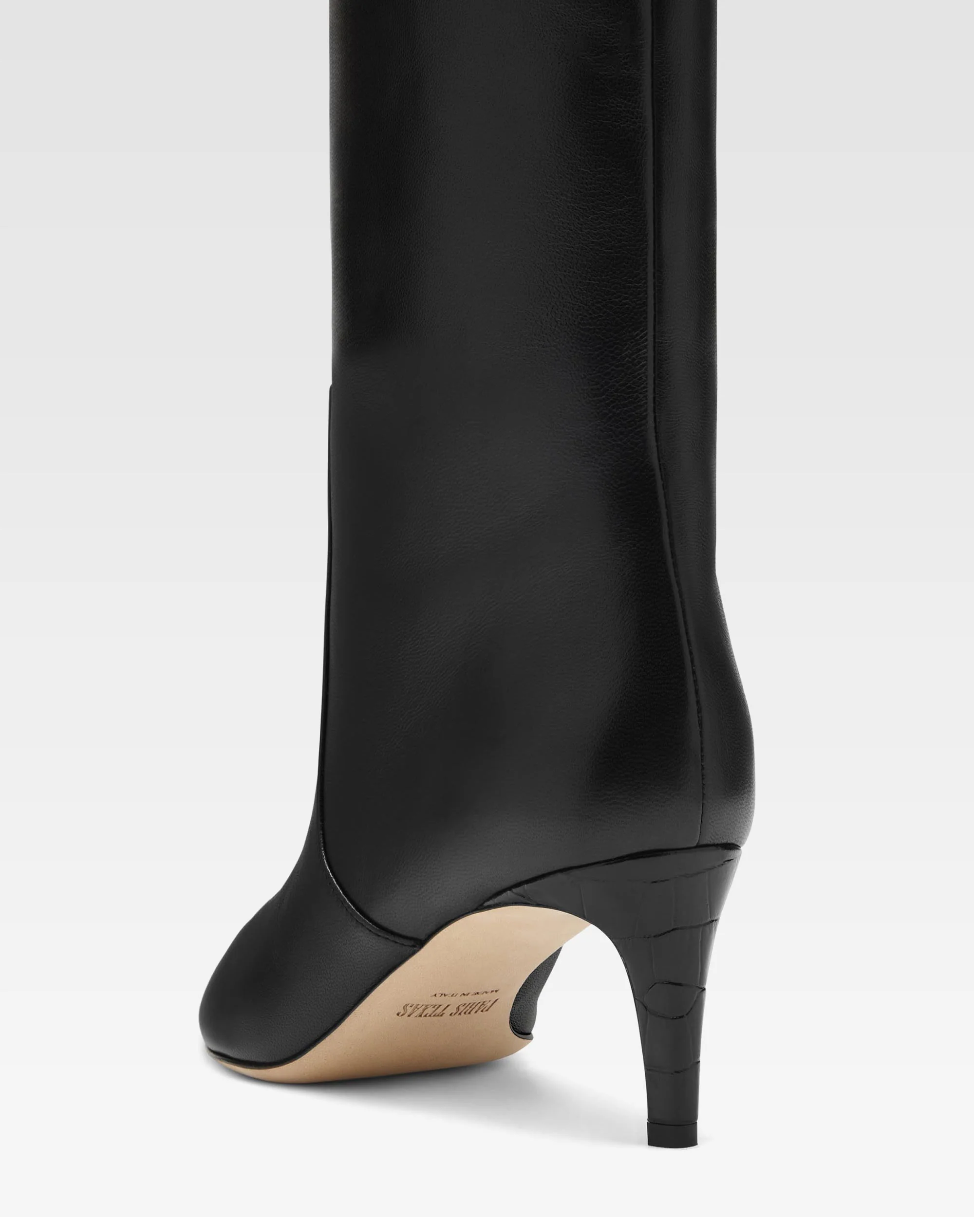 Black nappa leather heel 60 boots 5 Black nappa leather heel 60 boots