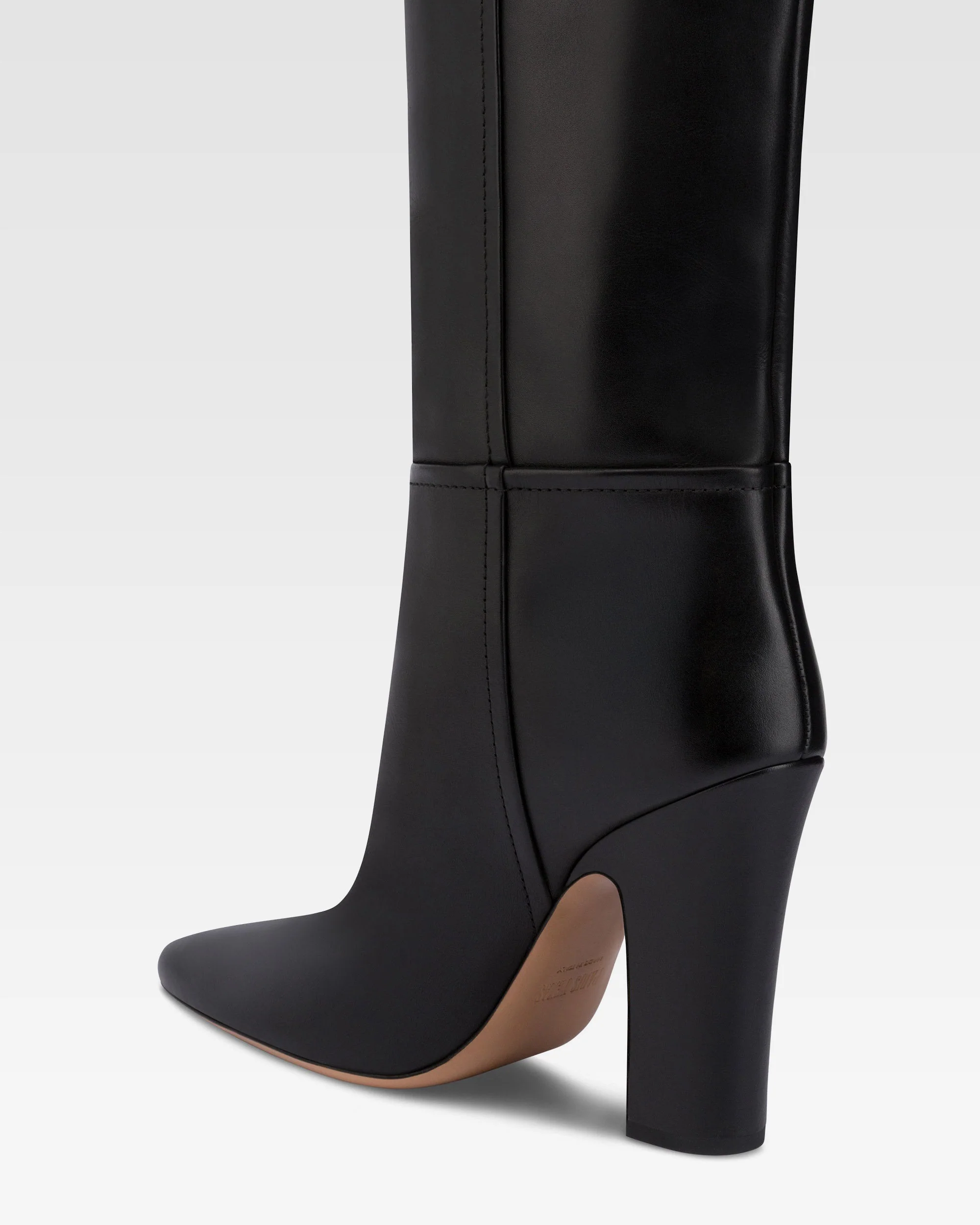 Boots in black calf leather 5 Boots in black calf leather