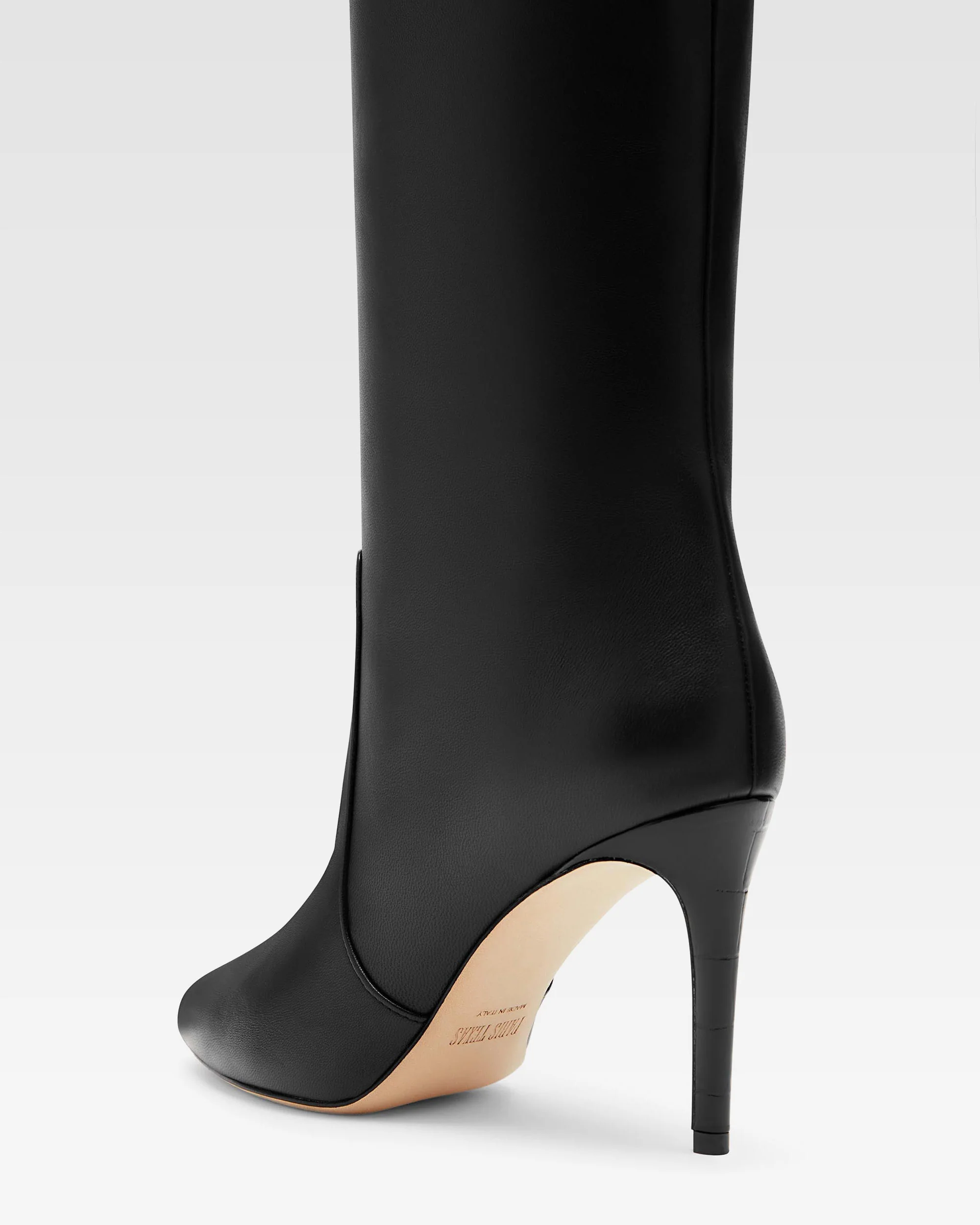 Black nappa leather heel 85 boots 5 Black nappa leather heel 85 boots