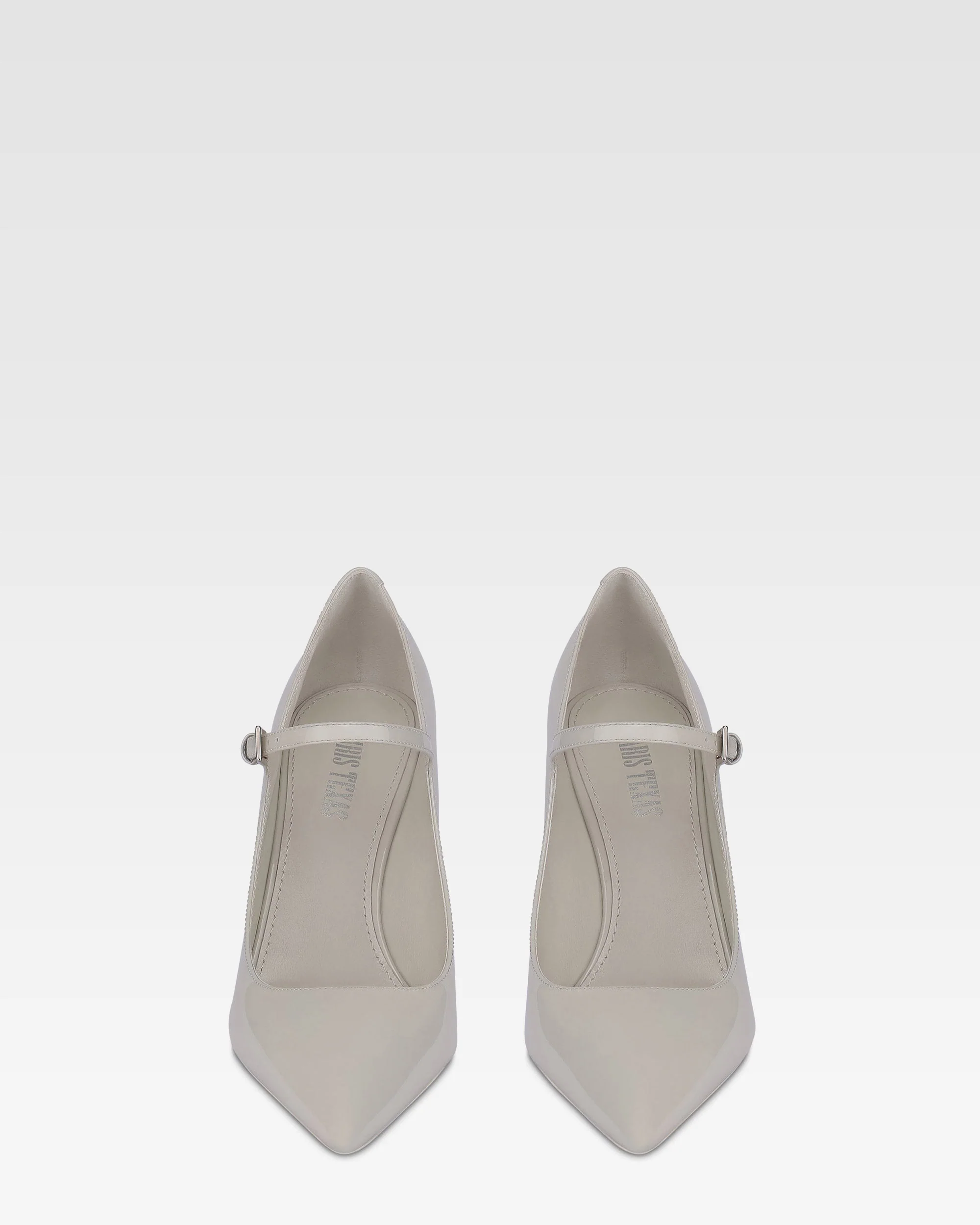 Pumps in grey patent leather 3 Pumps in grey patent leather