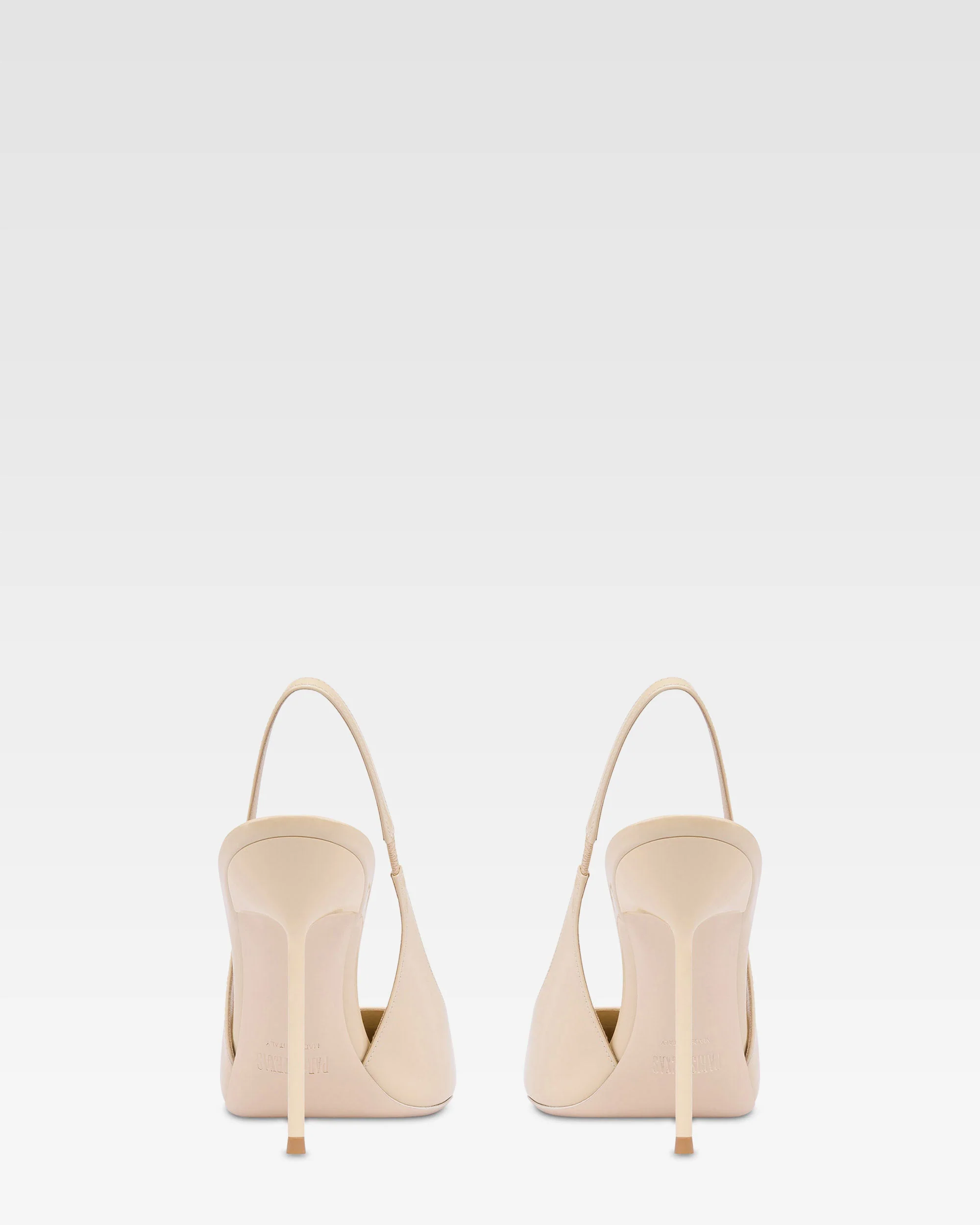 Slingbacks in almond patent leather 4 Slingbacks in almond patent leather