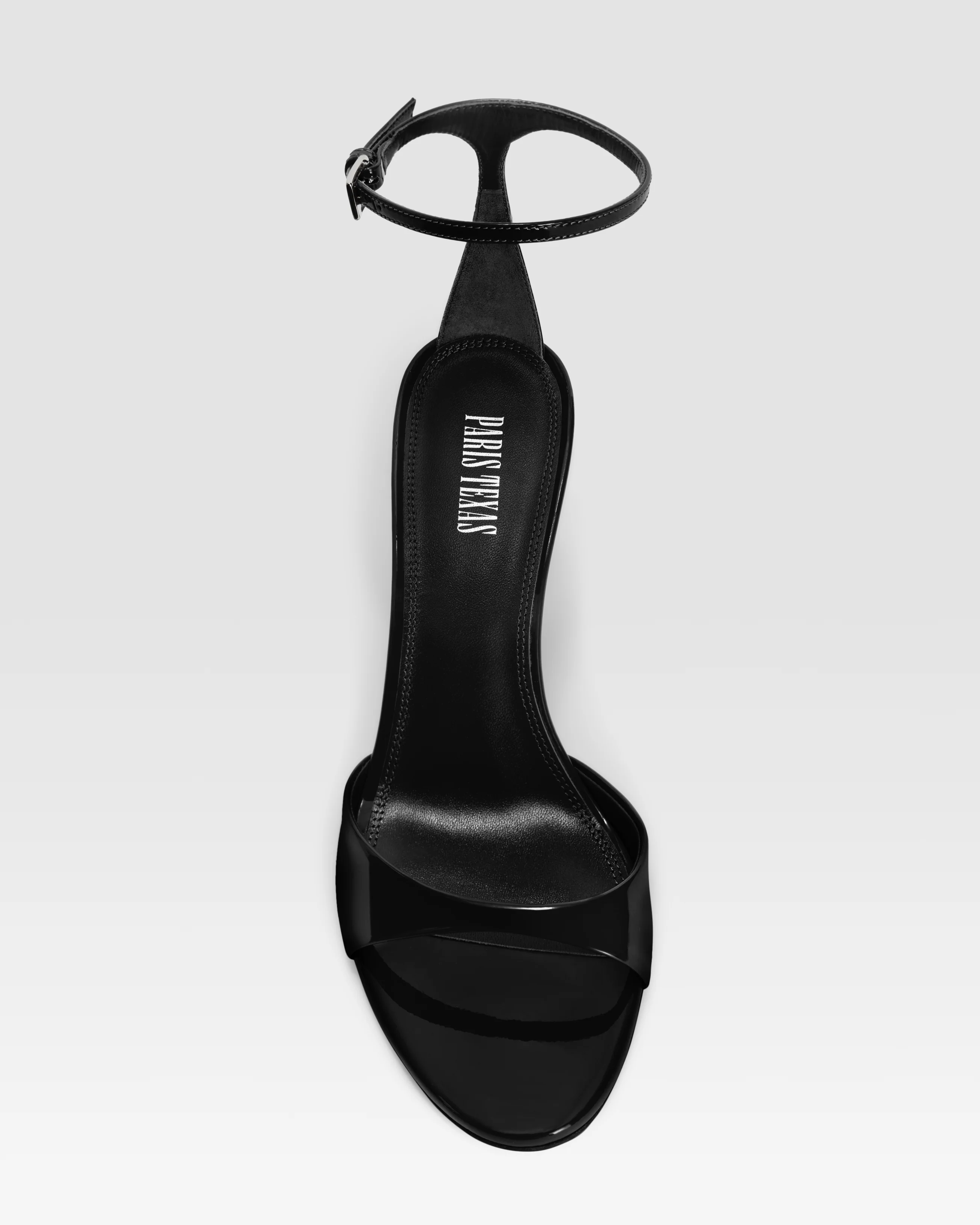 Ankle-strap sandals in black patent leather 5 Ankle-strap sandals in black patent leather